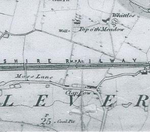 1847 OS Map - Top o'th' Meadows, Darcy Lever