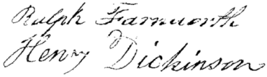Ralph Farnworth & Henry Dickinson